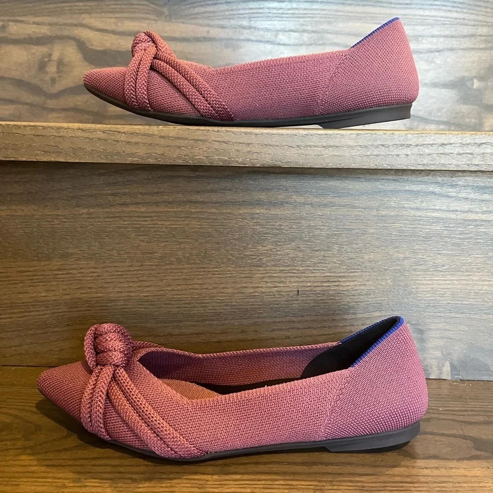 NWOB Rothy's The Knot Point II in Mauve Size 5.5
